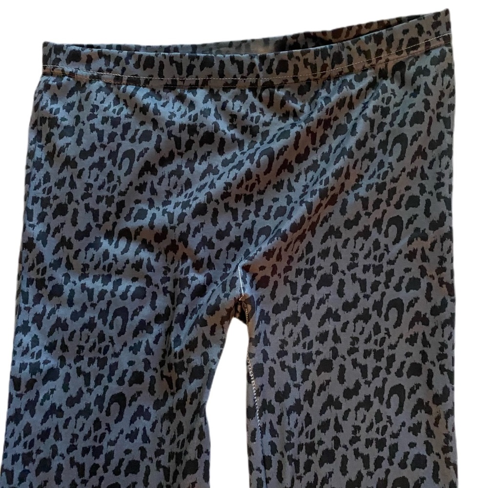 NEW! Gray and black leopard leggings M - Picture 1 of 2